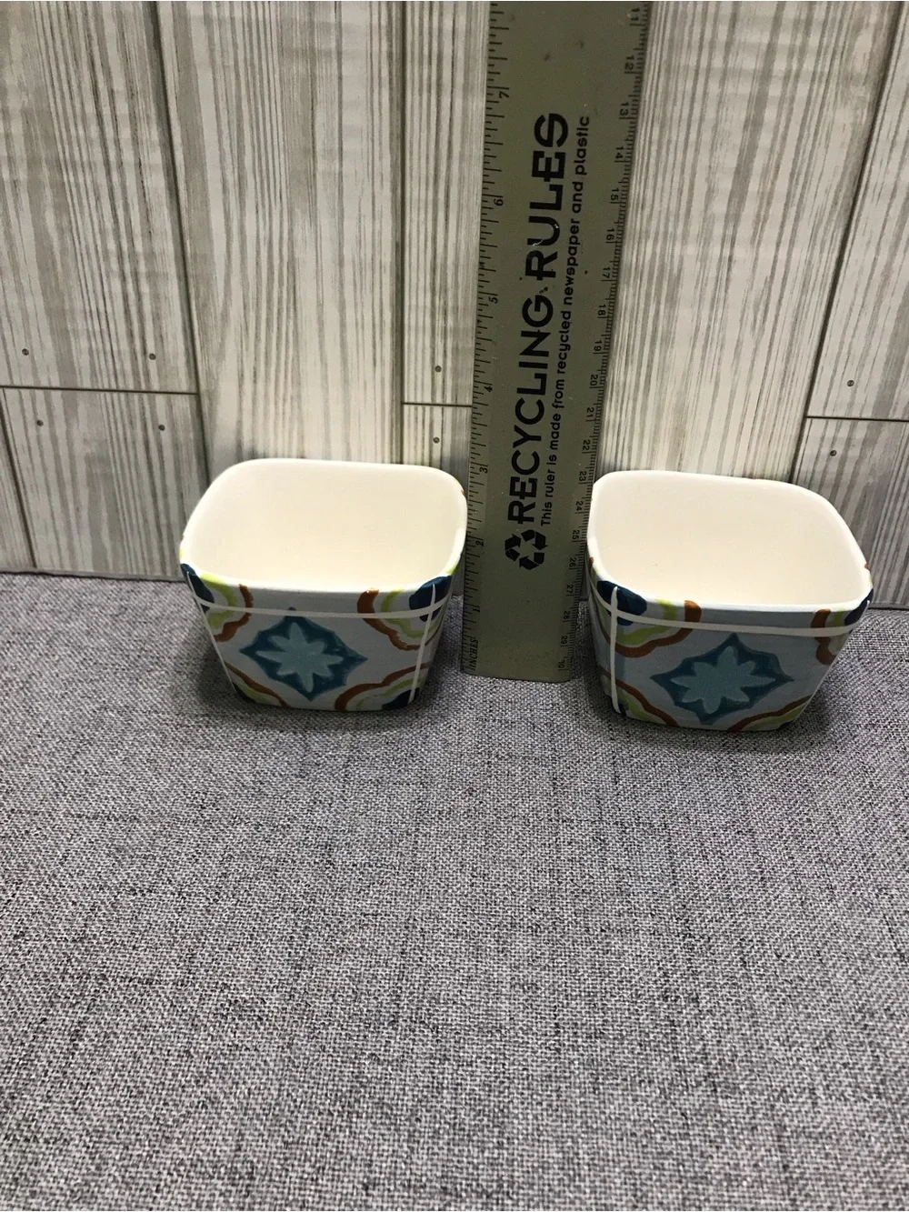 Set of 2 Crate and Barrel Ramikins